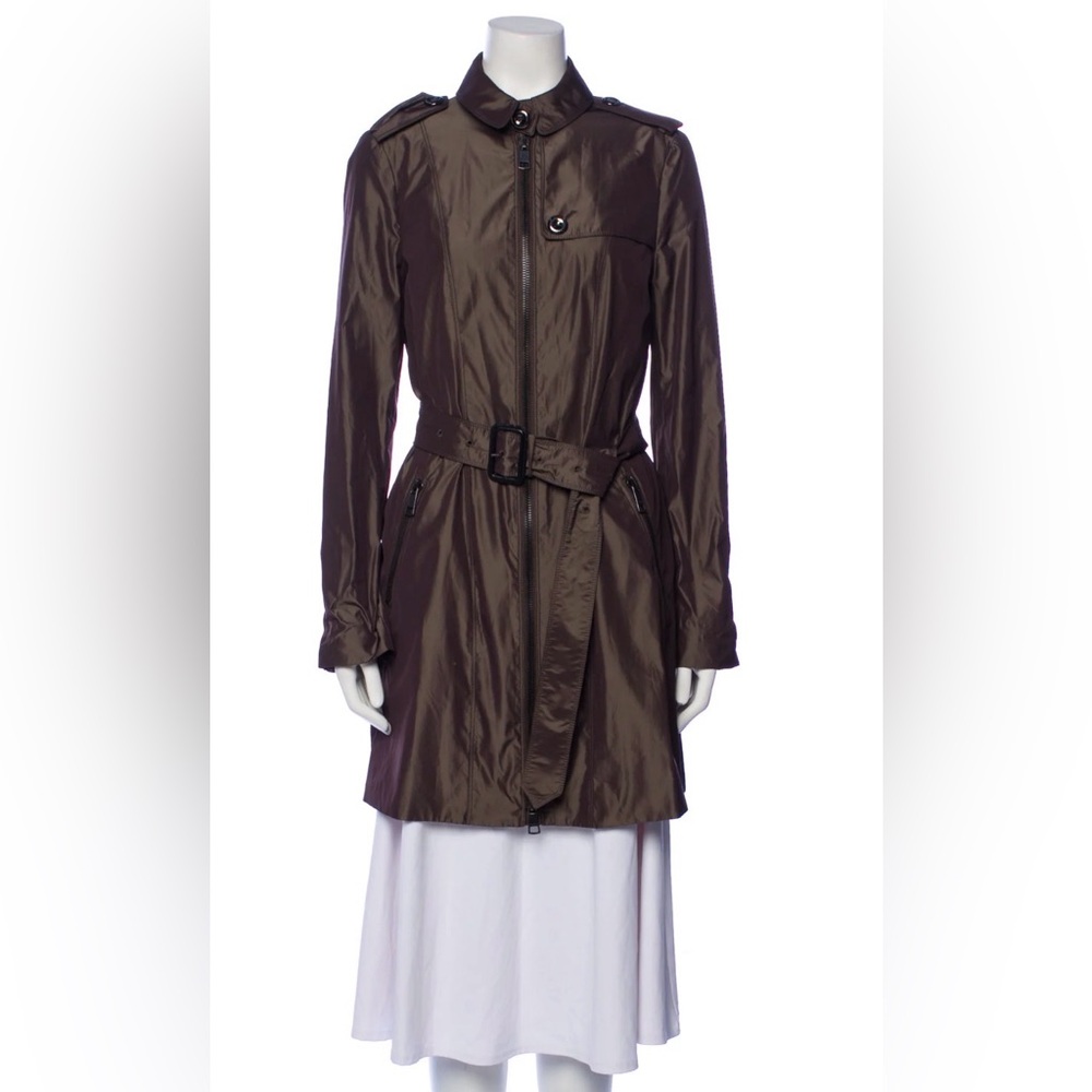 Burberry Belted Trench Check Interior